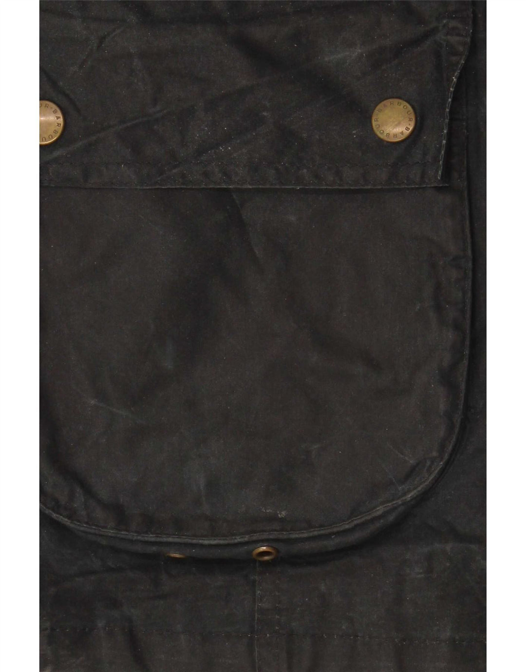 Giacca da donna in cotone cerato Barbour UK 10 piccola nera