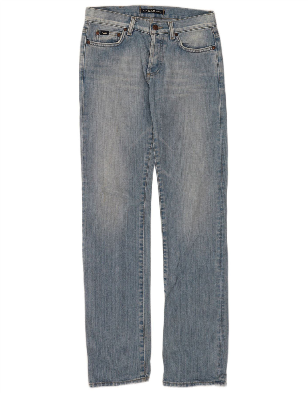 Jeans dritti da donna Gas W27 L32 cotone blu