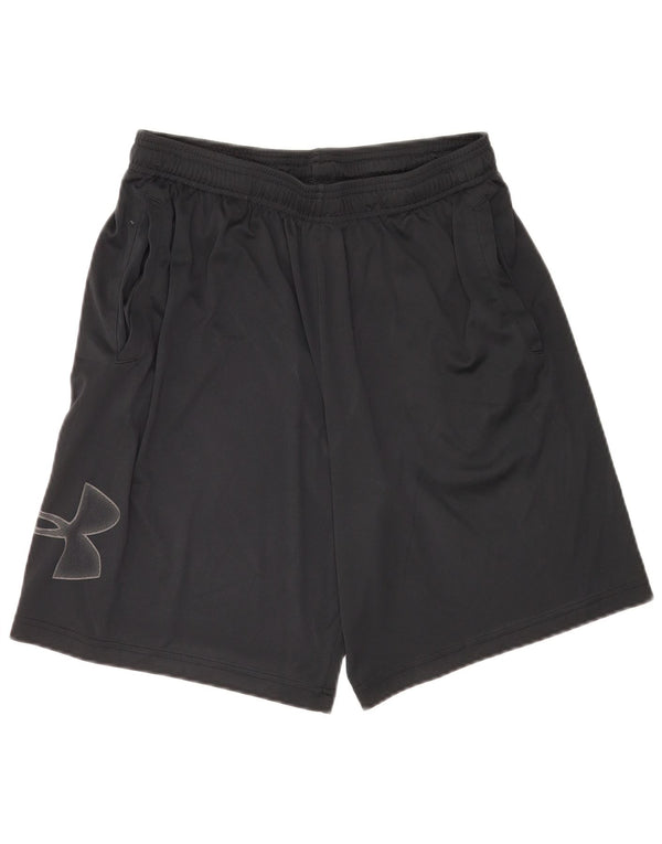 Pantaloncini sportivi Under Armour da uomo Heat Gear Graphic grandi neri