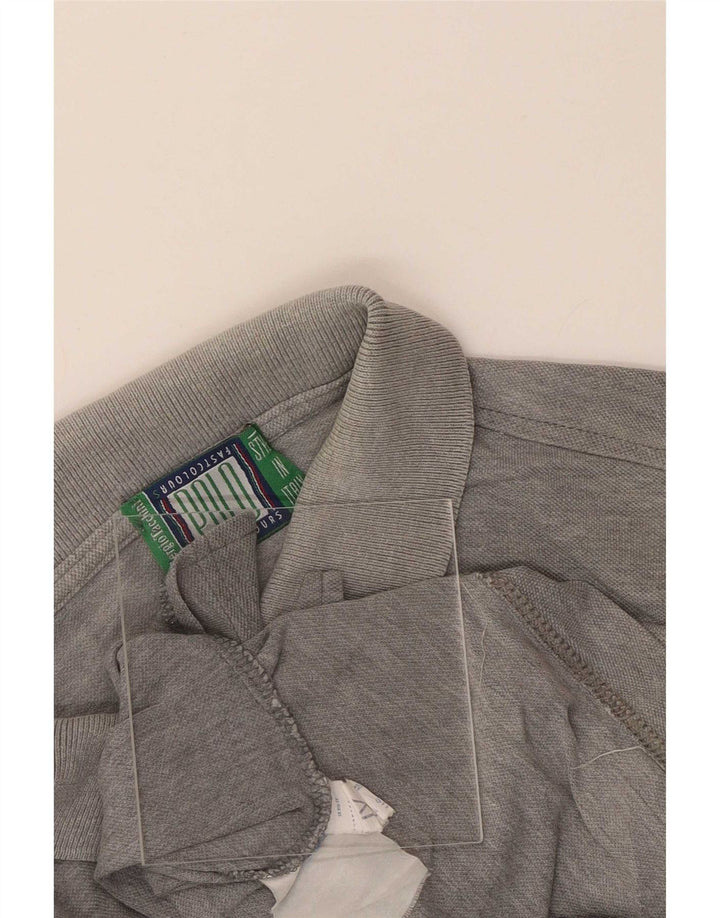 Polo da uomo Sergio Tacchini grigio medio screziato