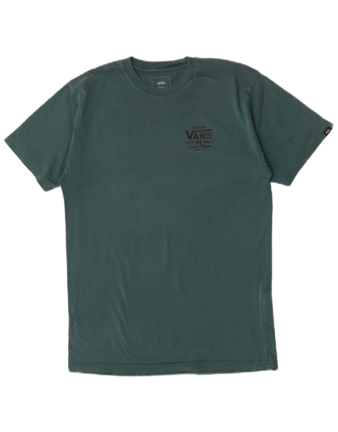 T-shirt grafica da uomo con vestibilità classica Vans, in cotone verde medio