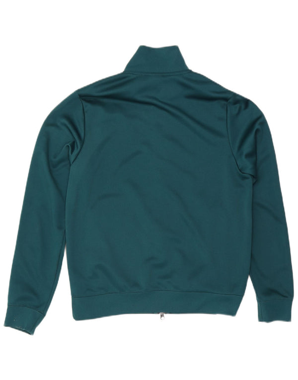 Giacca da tuta da uomo Nike in poliestere color block verde medio
