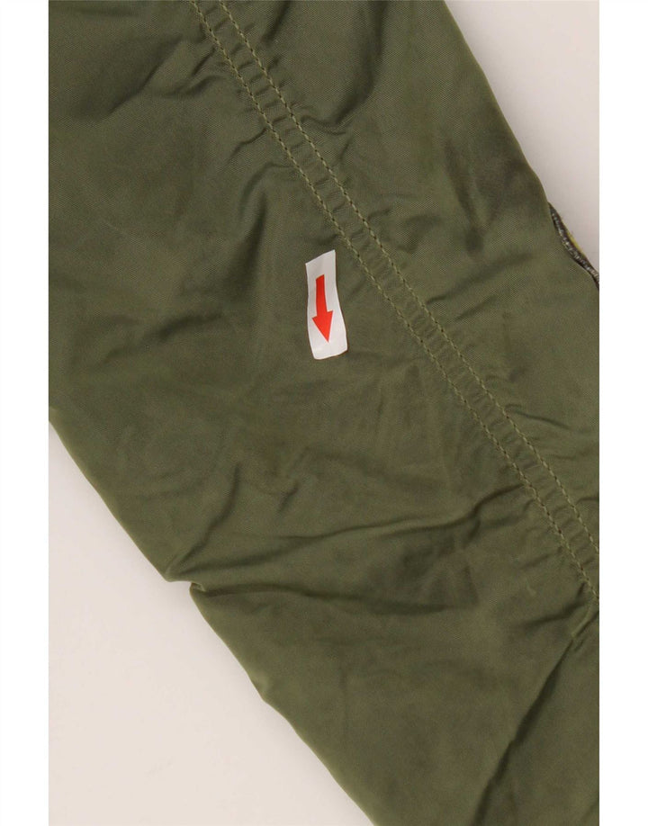 Giubbotto bomber grafico da donna Alpha Industries UK 6 XS nylon verde