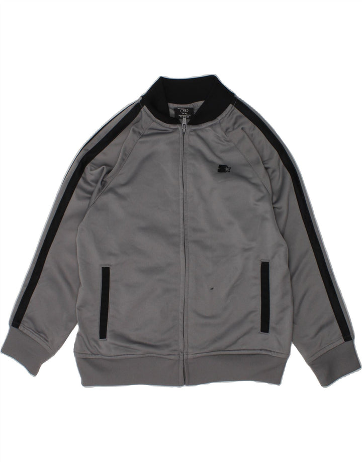 STARTER Boys Tracksuit Top Jacket 4-5 Years XS Grey Polyester | Vintage Starter | Thrift | Second-Hand Starter | Used Clothing | Messina Hembry 