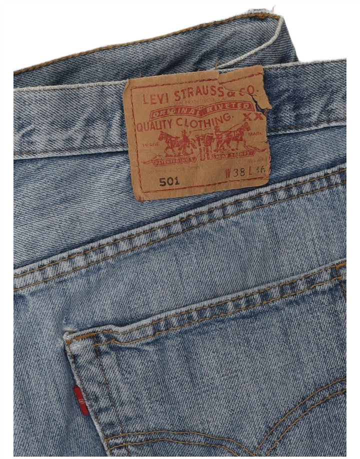 Levi's Uomo 501 Jeans dritti W38 L30 Cotone Blu