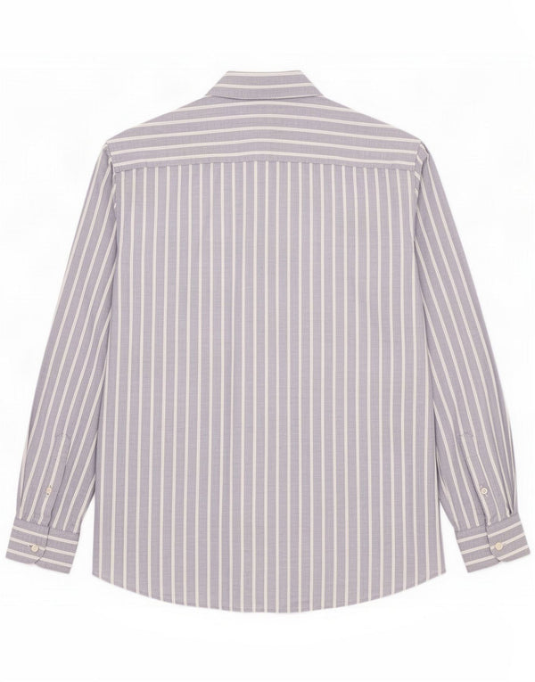 Harmont & Blaine Camicia stretta da uomo 2XL Cotone gessato blu
