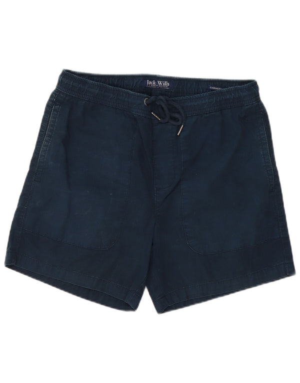 Pantaloncini chino tinti in capo da uomo Jack Wills piccoli W29 cotone blu navy