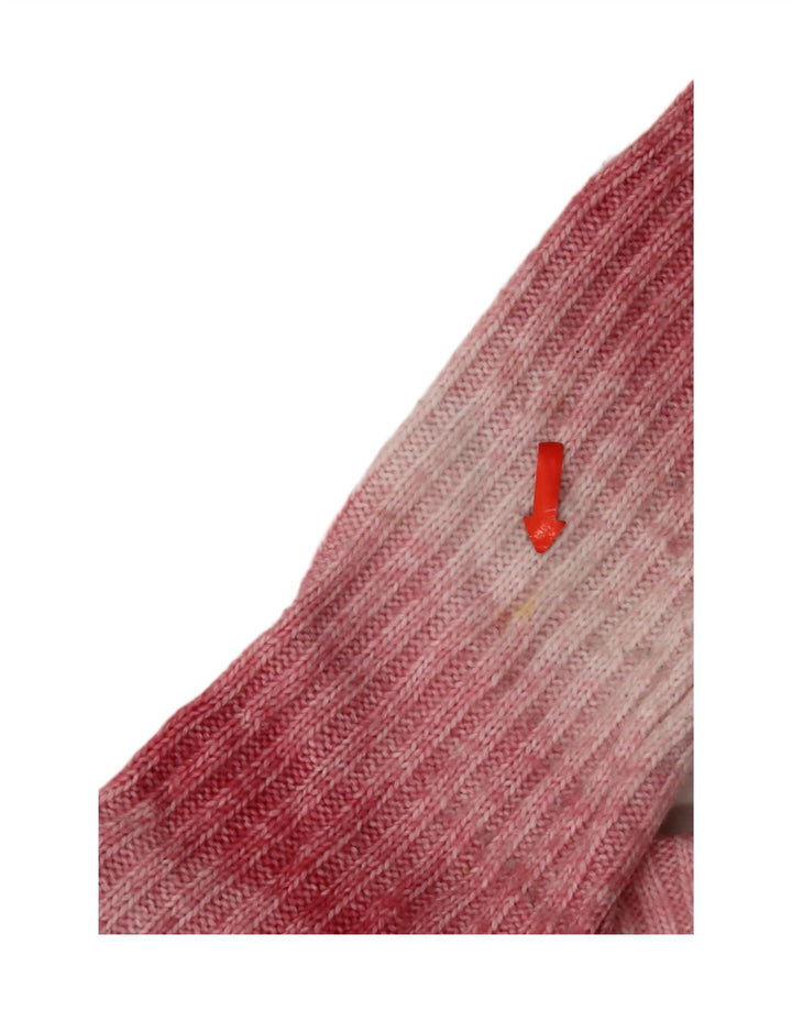 Maglione maglione girocollo da donna Marks & Spencer UK 10 piccolo a righe rosa