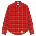 Camicia da uomo in flanella Superdry, cotone a quadri rossi grandi