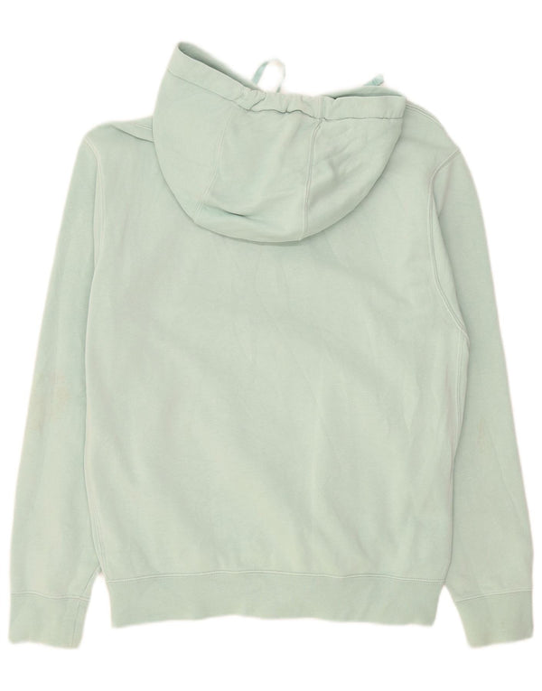 Felpa con cappuccio da donna Nike UK 14 cotone verde medio