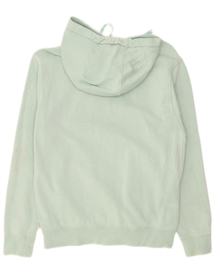 Felpa con cappuccio da donna Nike UK 14 cotone verde medio