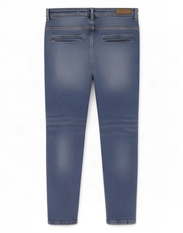 Jeans slim da uomo Zara EU 44 Large W34 L26 Cotone blu