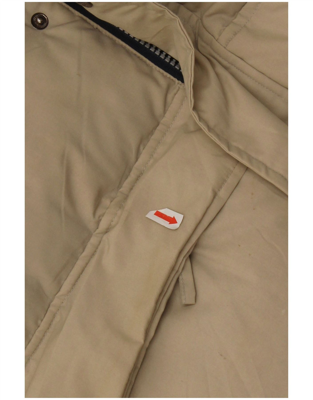 Gilet imbottito da uomo Asics UK 42 XL Poliestere beige