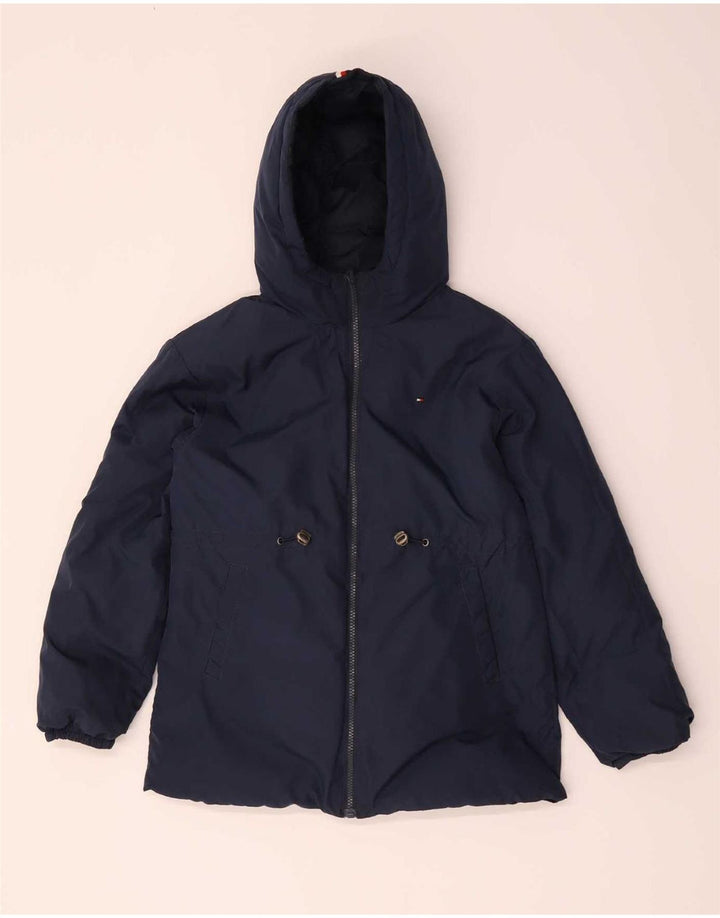 Giacca imbottita con cappuccio Tommy Hilfiger per ragazzi 11-12 anni multicolore