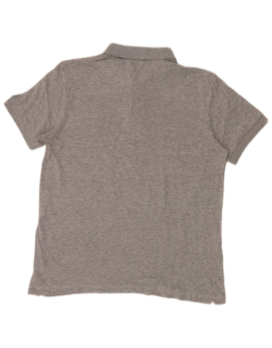 Polo da uomo French Connection grande in cotone chiazzato grigio