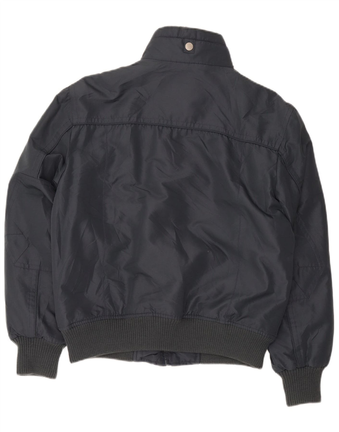 Giubbotto bomber da uomo vintage UK 38 Poliestere grigio medio