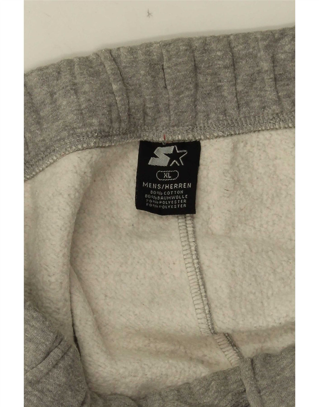 Pantaloni da tuta da uomo Starter XL in cotone chiazzato grigio
