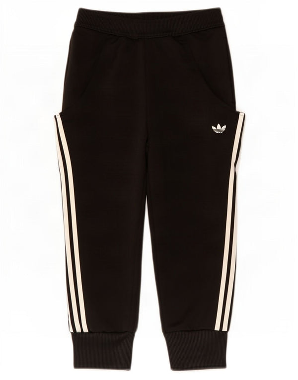 Pantaloni da tuta Adidas Capri da donna Pantaloni da jogging EU 32 2XS Poliestere nero