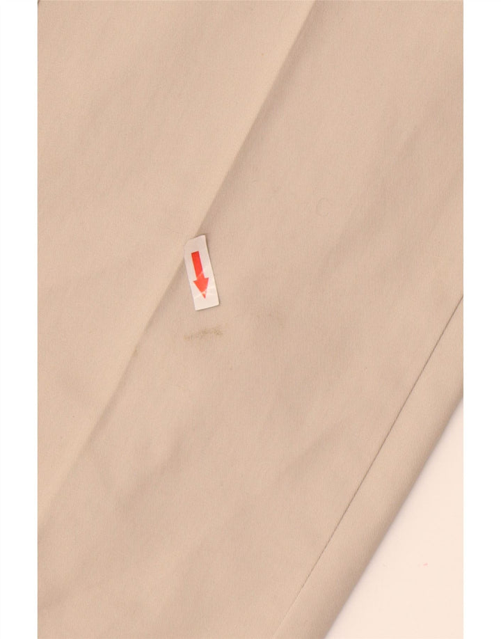 Pantaloni chino dritti Marks & Spencer da uomo blu Harbour W32 L33 Beige