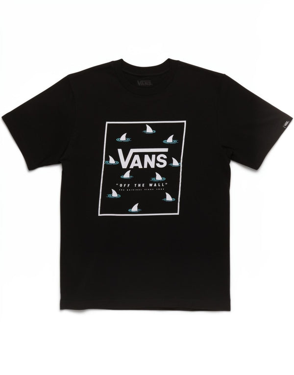 T-shirt grafica da bambino Vans Classic Fit 12-13 anni, taglia grande, in cotone nero
