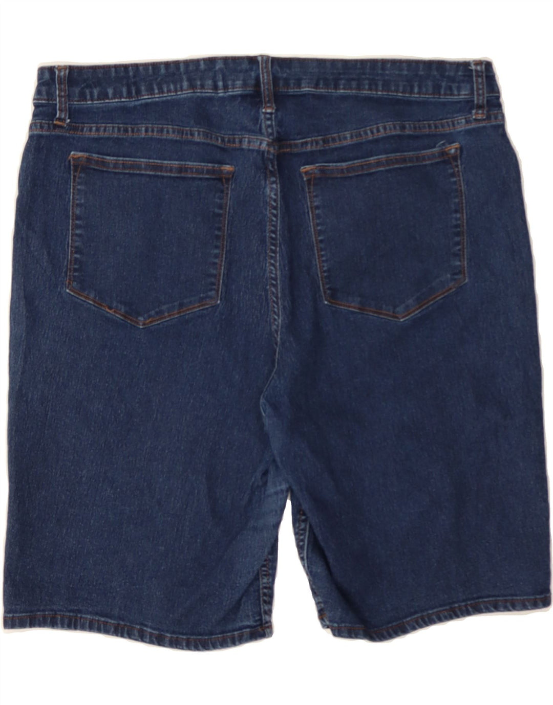 LEE Womens Riders Mid Rise Bermuda Denim Shorts W34 Large Blue Vintage Lee and Second-Hand Lee from Messina Hembry 