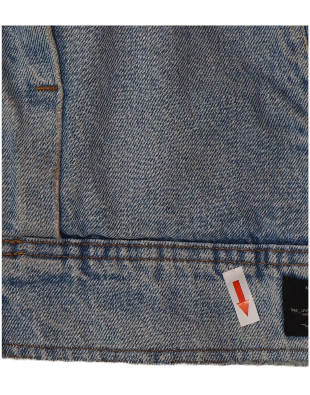 POP 84 Giacca da uomo in denim sherpa UK 38 Blu medio