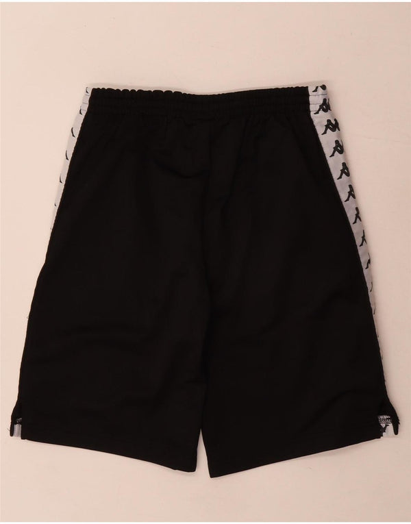 Pantaloncini sportivi grafici Kappa da bambino 11-12 anni Poliestere color block nero