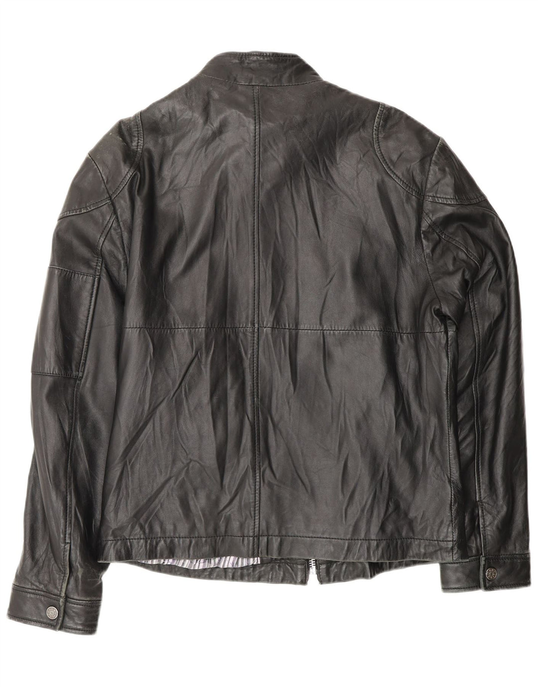 Giacca in Pelle Uomo Carlo Pignatelli IT 50 Large Pelle Nera