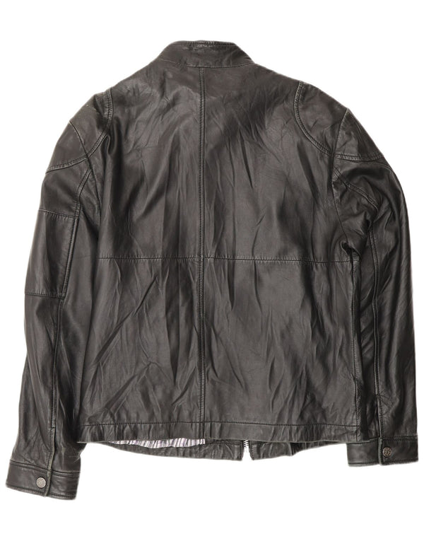 Giacca in Pelle Uomo Carlo Pignatelli IT 50 Large Pelle Nera