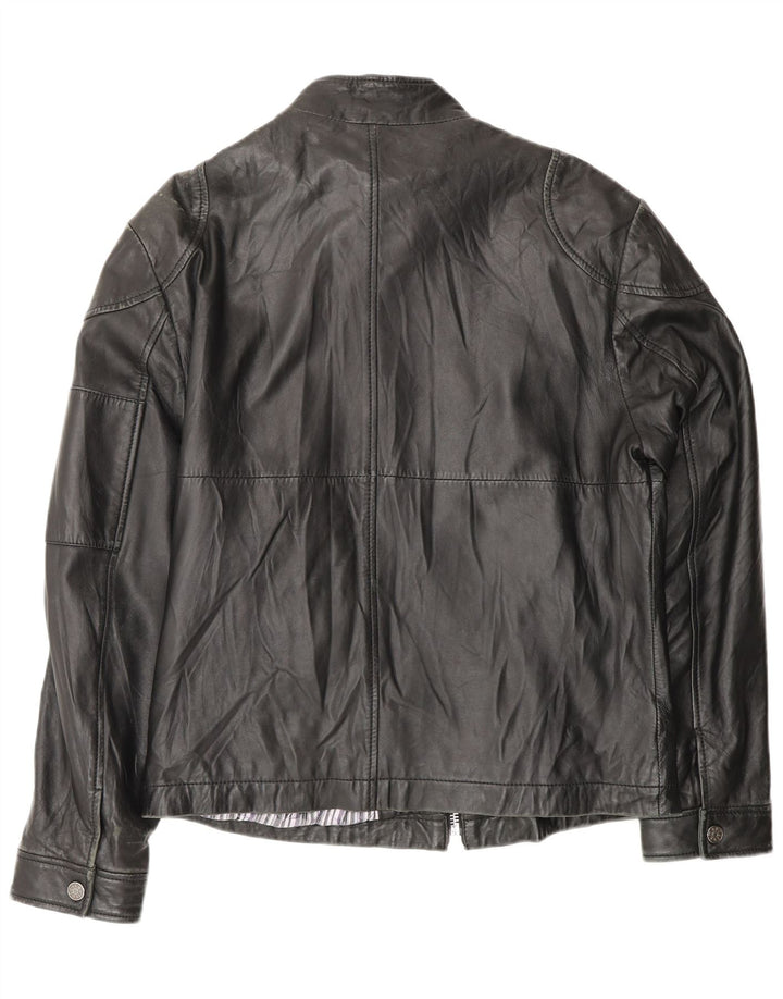 Giacca in Pelle Uomo Carlo Pignatelli IT 50 Large Pelle Nera