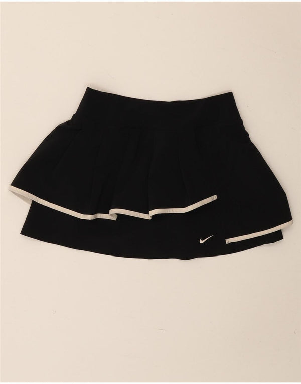 Gonna da tennis Nike Dri Fit da donna UK 6 XS Poliestere color block nero