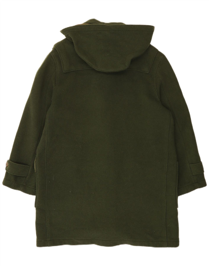Montgomery vintage da uomo con cappuccio IT 50 Large in lana verde