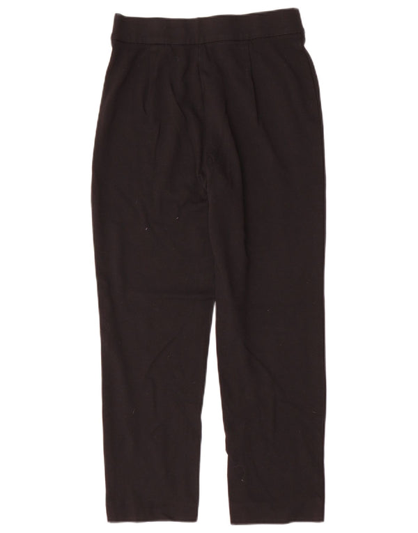 Pantaloni corti dritti da donna Marks & Spencer UK 8 piccoli W26 L25 neri