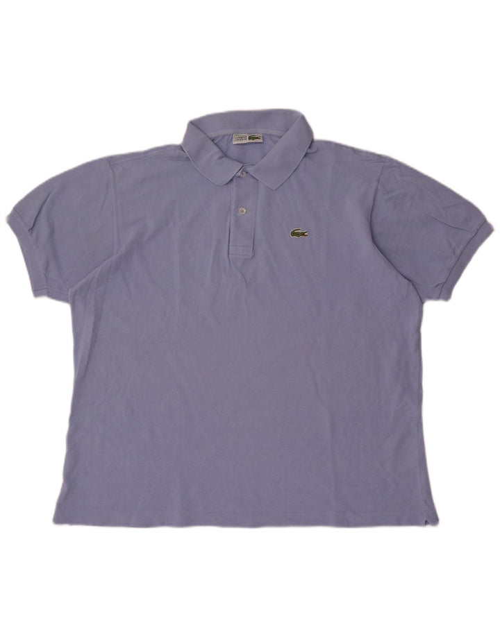 Polo da uomo Lacoste taglia 6 XL in cotone blu