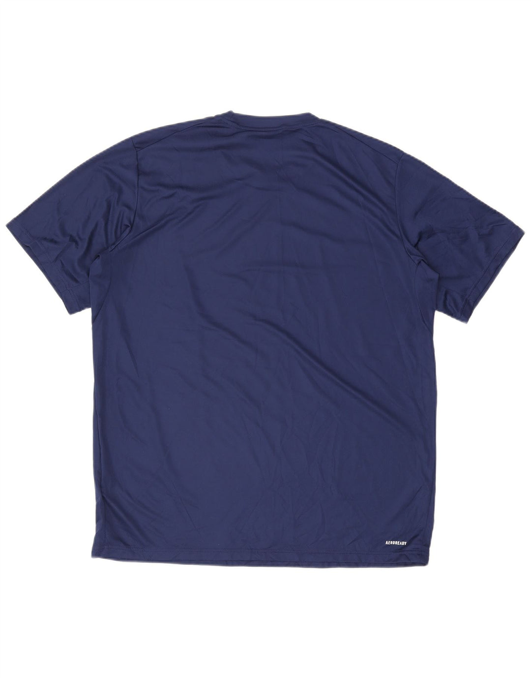T-shirt Adidas Aeroready da uomo Top XL in poliestere blu navy