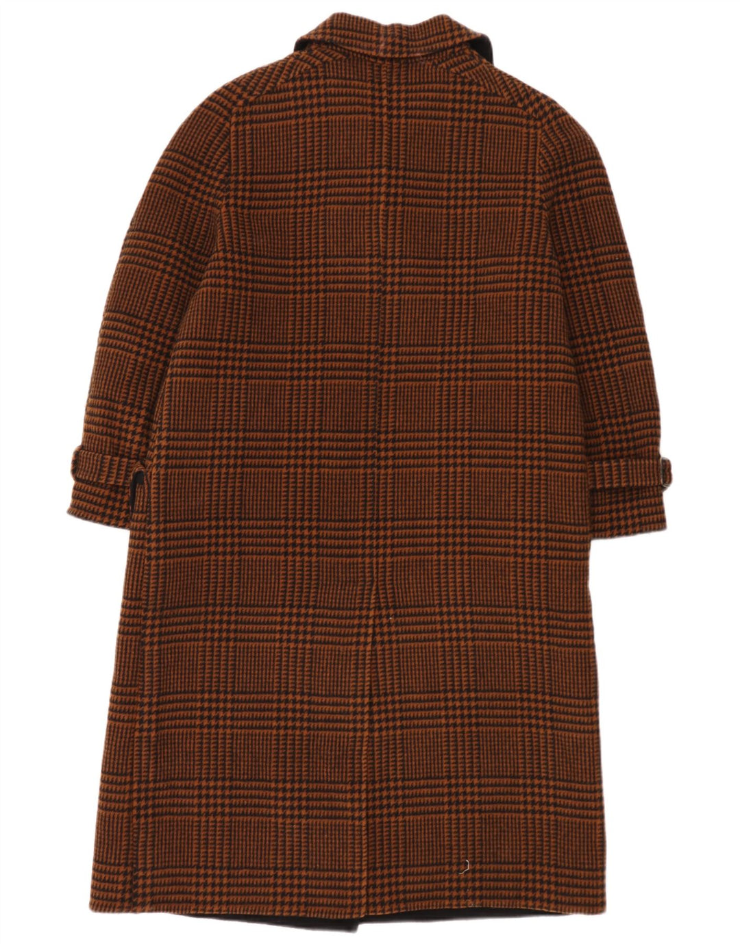 Cappotto doppiopetto da donna Kamanta IT 46 Lana a quadri marroni grandi