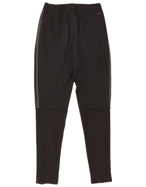 Pantaloni della tuta Adidas Climalite da donna UK 6 XS poliestere nero