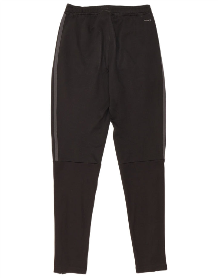 Pantaloni della tuta Adidas Climalite da donna UK 6 XS poliestere nero