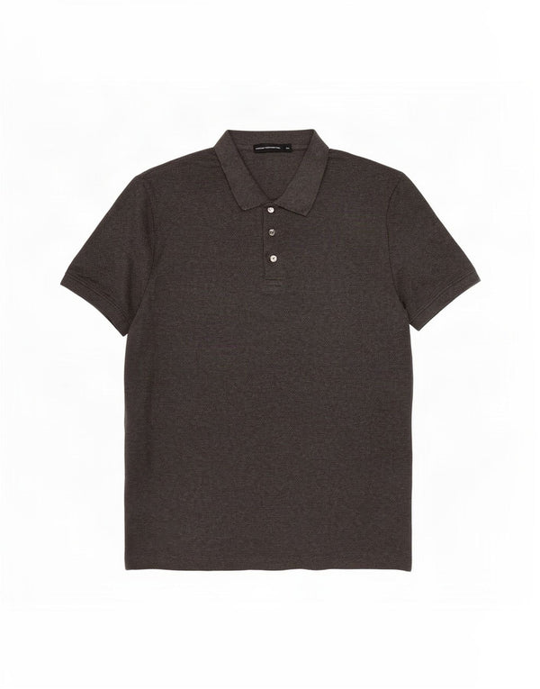 Polo da uomo French Connection 2XL in cotone grigio