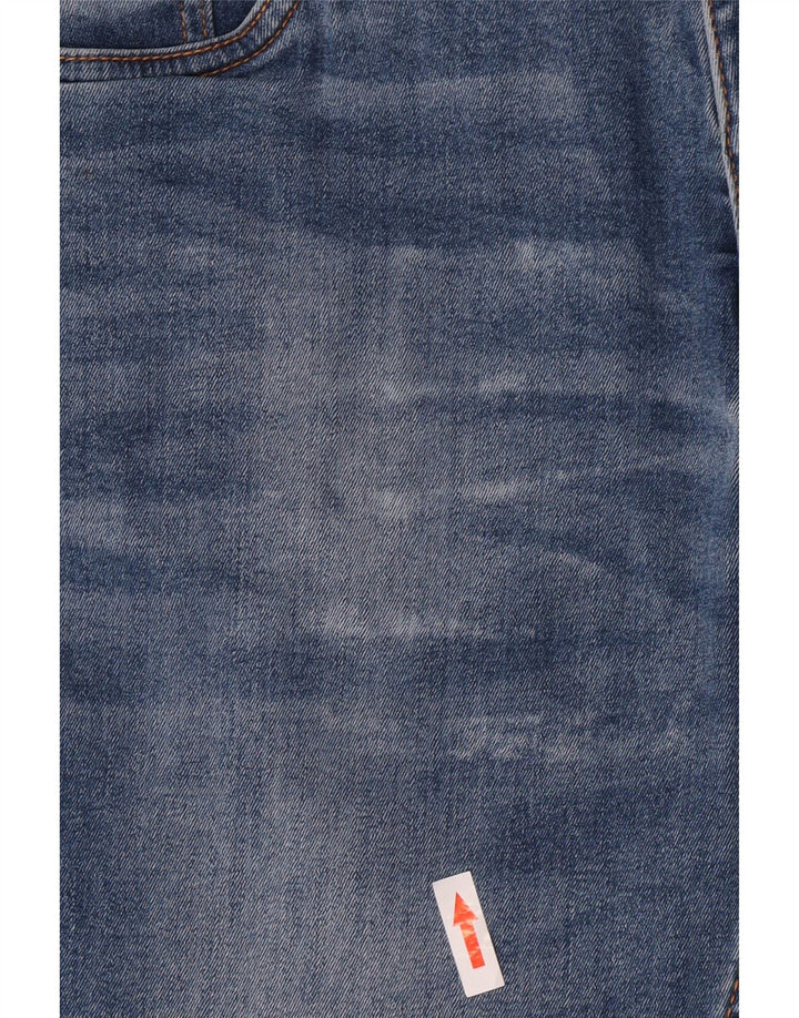 Jeans slim corti da donna di Dack IT 46 Large W30 L24 cotone blu