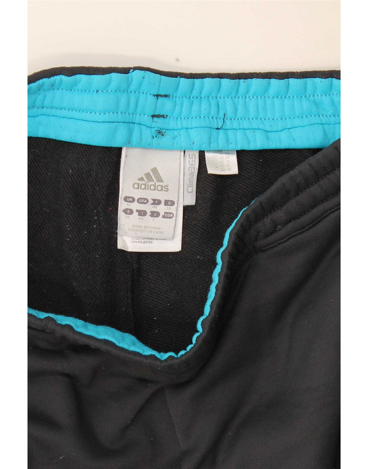Pantaloni della tuta da donna Adidas UK 12 Poliestere grigio medio