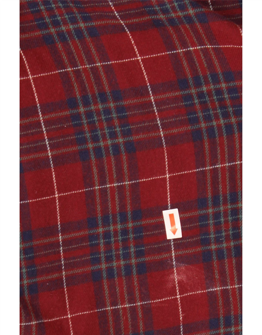 Camicia di flanella da donna HOLLISTER UK 14 Cotone a quadri bordeaux medio