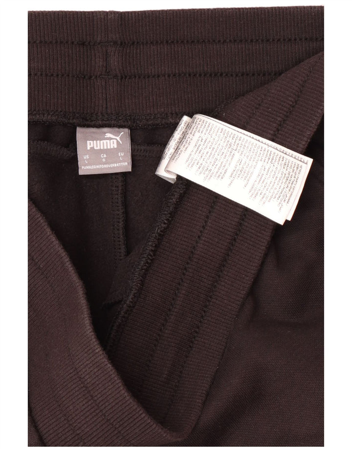 Pantaloni giacca a vento da donna Puma UK 14 grandi cotone nero