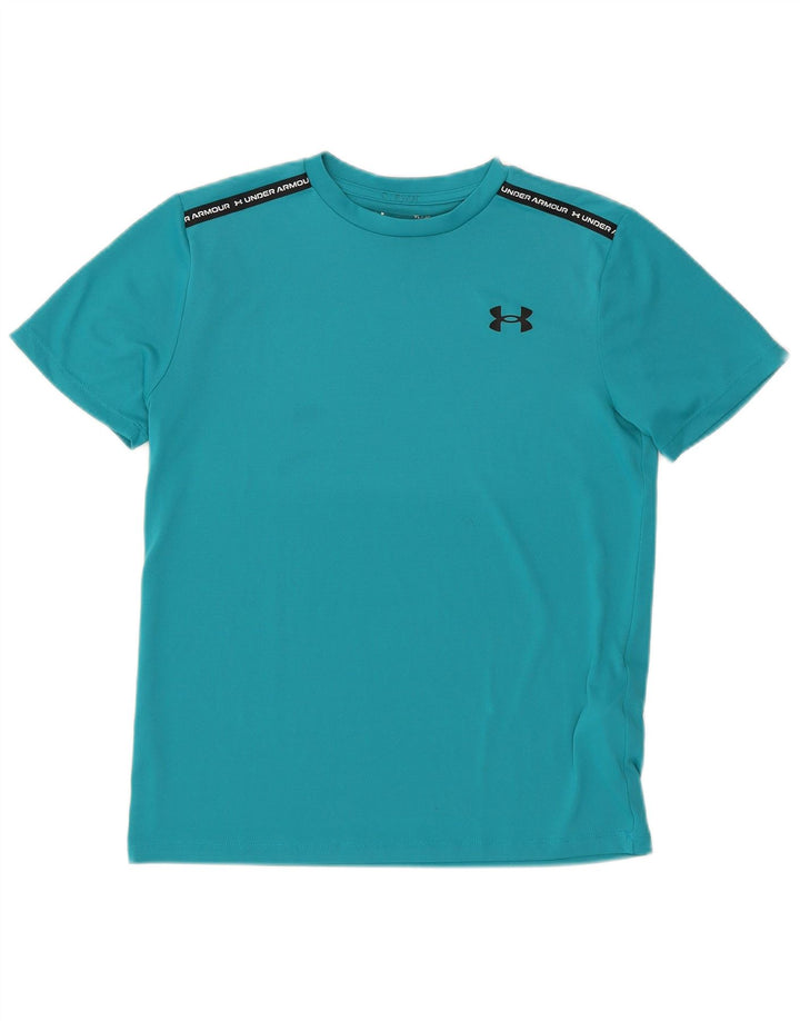 Maglietta grafica da ragazzo Under Armour Top 11-12 anni Large Turchese Poliestere