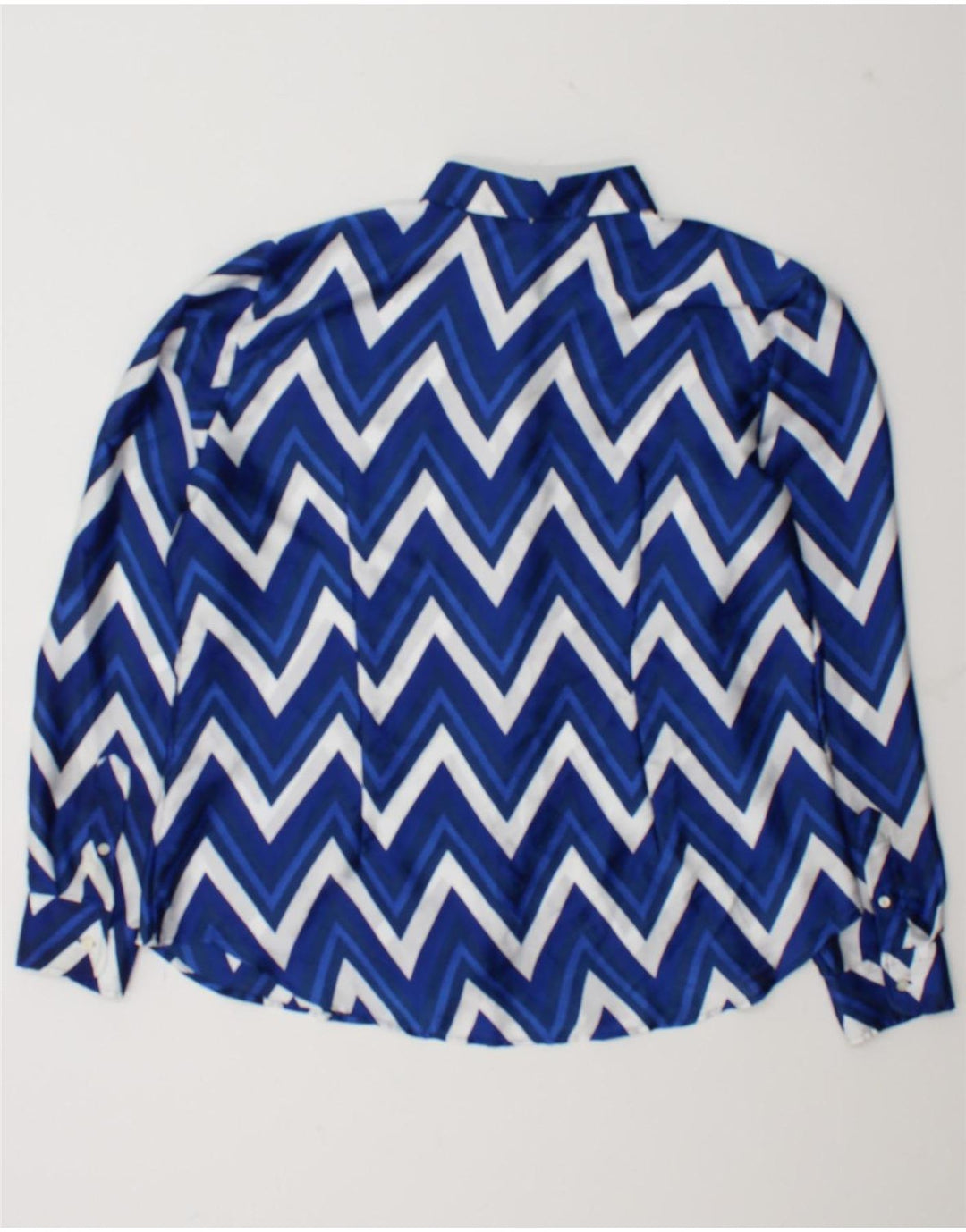 Camicetta da donna Ralph Lauren UK 18 XL Poliestere blu Chevron