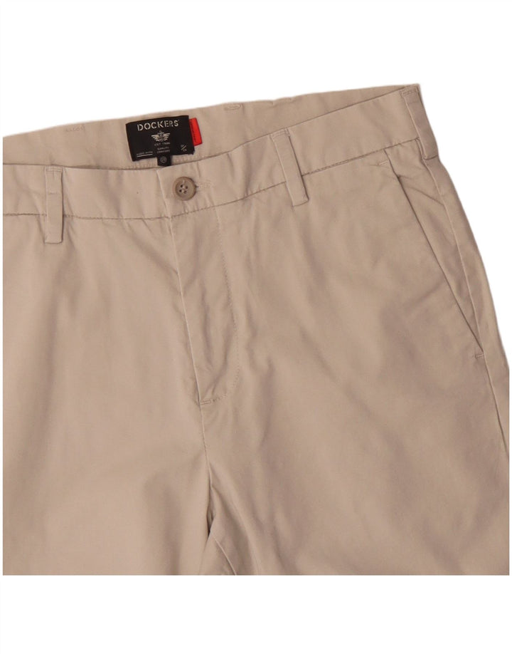 Pantaloncini chino da uomo Dockers W29 piccoli in cotone beige