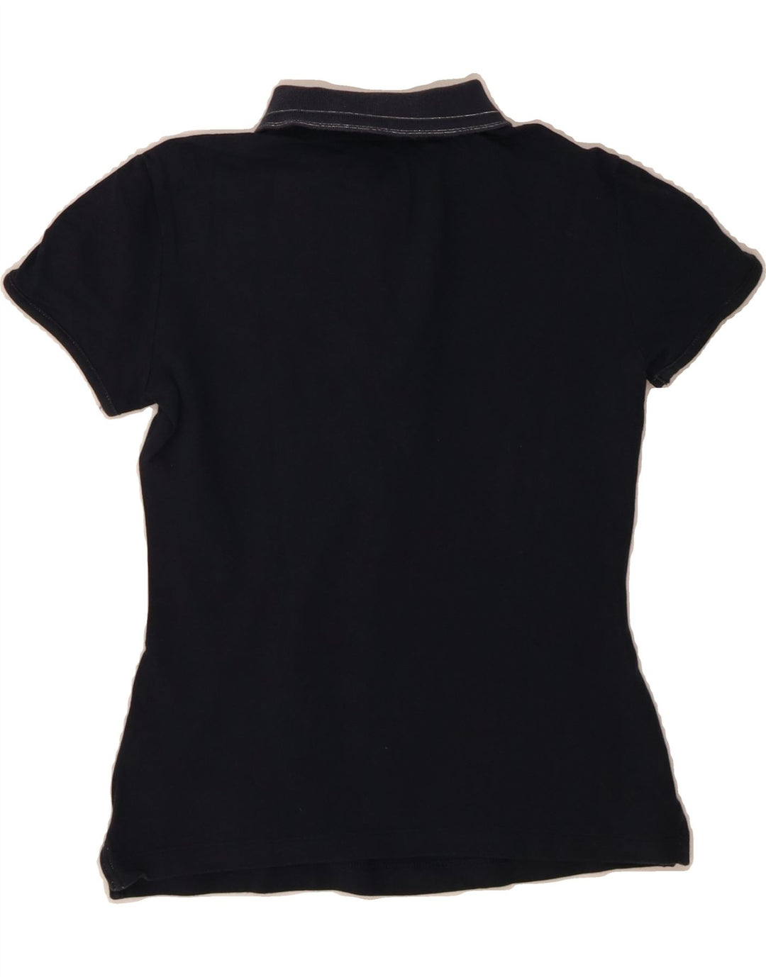 CHAMPION Womens Polo Shirt UK 12 Medium Navy Blue Cotton Vintage Champion and Second-Hand Champion from Messina Hembry 
