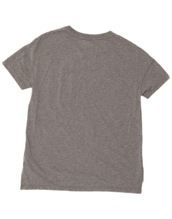 T-shirt da donna Nike Top UK 14 grigio medio chiazzato modal