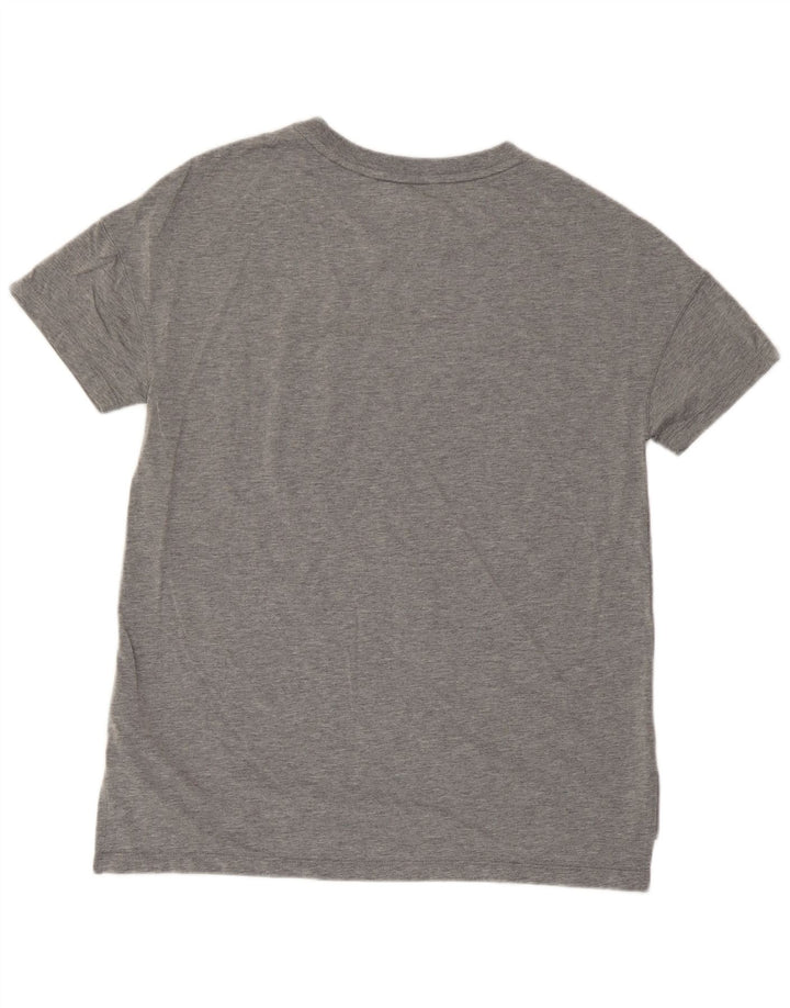 T-shirt da donna Nike Top UK 14 grigio medio chiazzato modal