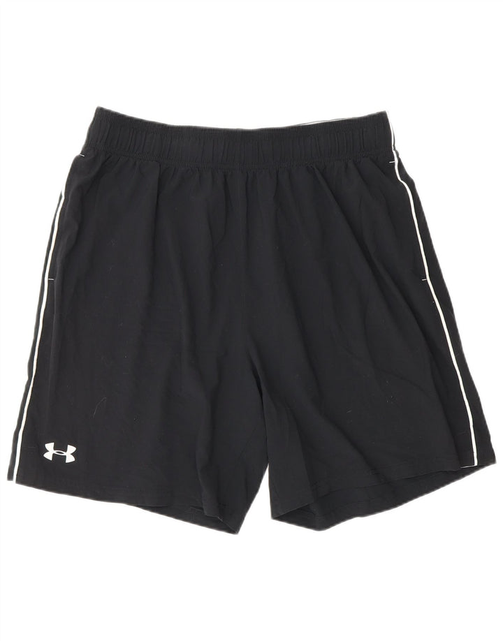 Pantaloncini sportivi grafici da uomo UNDER ARMOUR Heat Gear XL poliestere nero